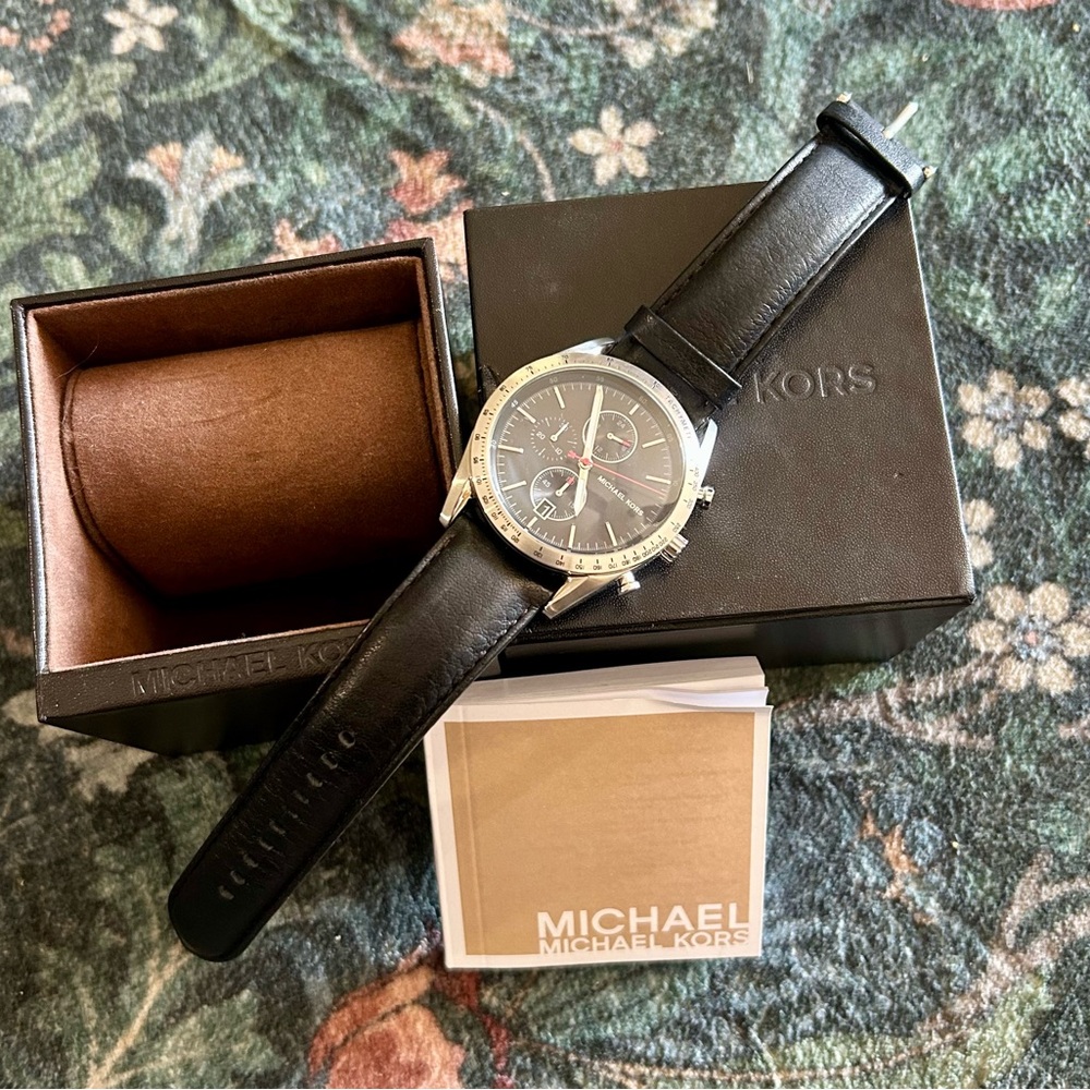 Men’s Black Michael Kors Watch